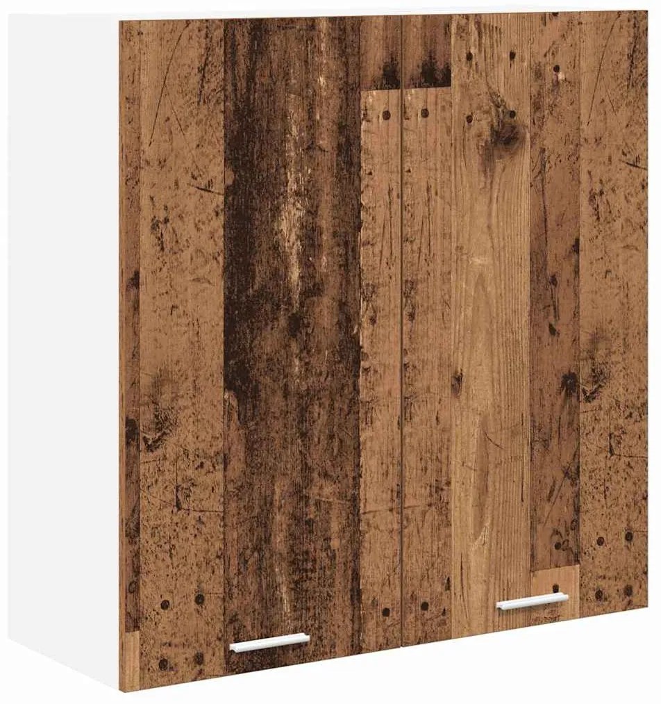 Függő szekrény polcokkal Riga Öreg fa 80 x 31 x 80 cm Faanyag