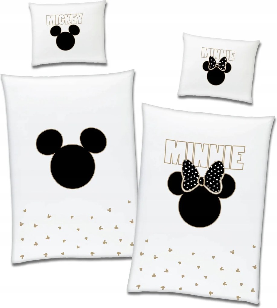 Gyerek Ágyneműhuzat Disney Mickey And Friends Egér 135x200 80x80 100% Baw
