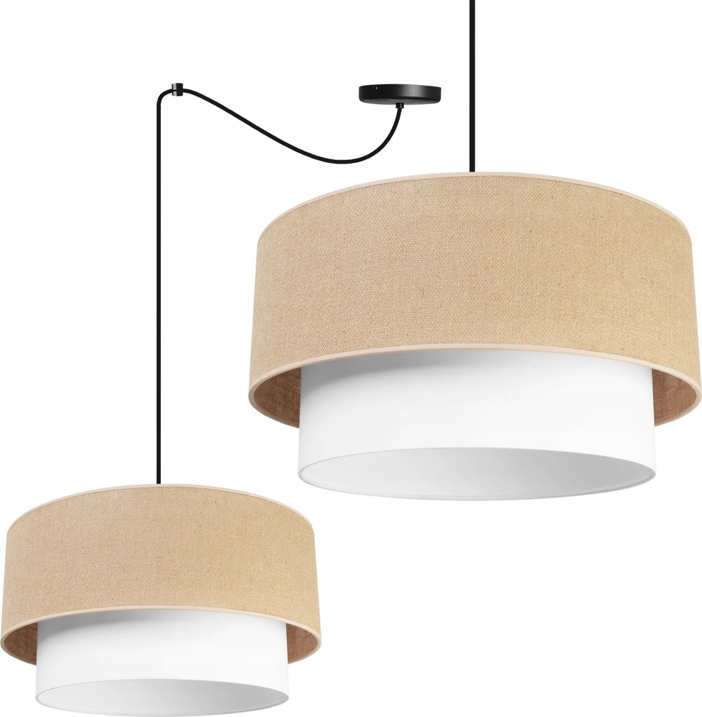 Mennyezeti Függőlámpa Csillár Lámpabúra Boho Juta Pók Nappali Étkező