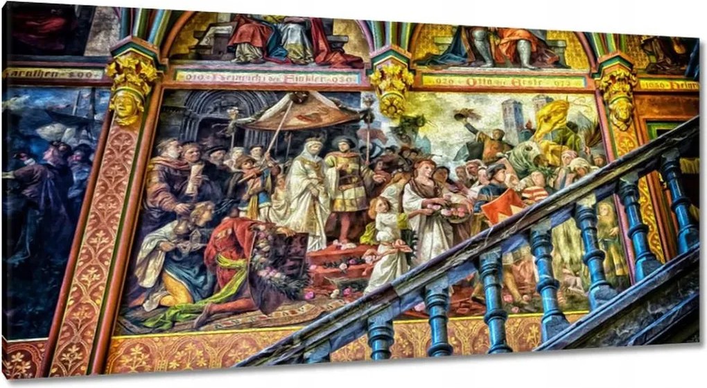 Festmények 115x55 Gyönyörű falfestmény