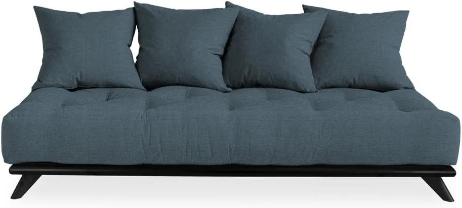Senza Black/Deep Blue sötétkék kanapé - Karup Design