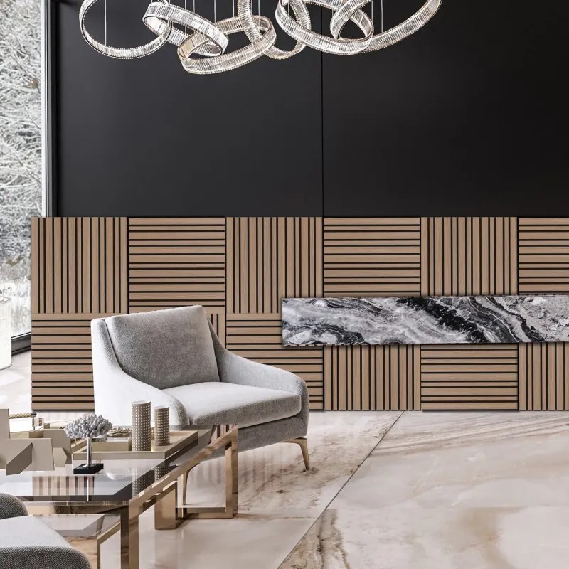 CINTURE FEKETE 60x60 MDF FALPANEL 17MM