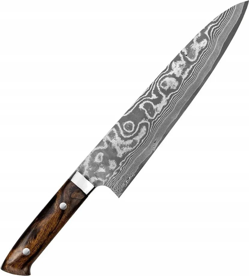 Takeshi Saji Iw Kézzel Kovácsolt VG-10 Japán Konyhafőnök Kés 24cm