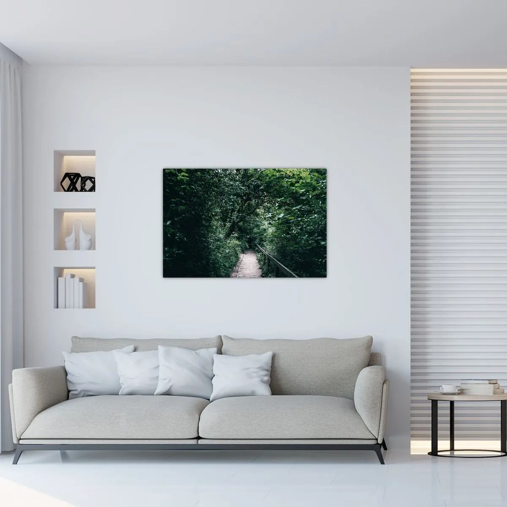 Kép - Az erdőn át vezető út (90x60 cm)