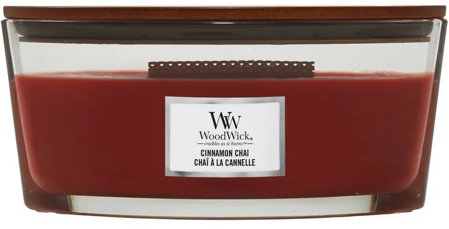 WoodWick Illatosító gyertya hajó Cinnamon Chai,453 g