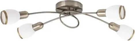 Rabalux beltéri mennyezeti lámpa e14 4x40w bronz/fehér elite