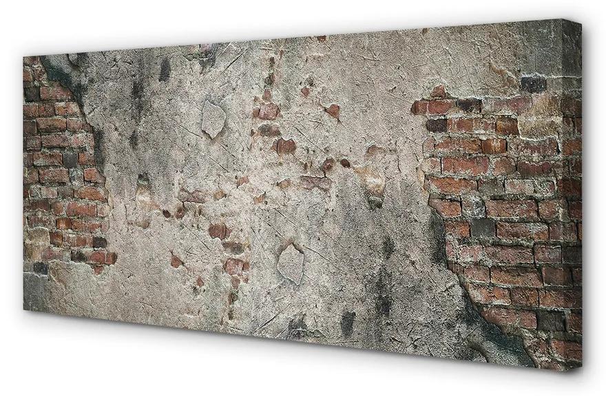 Canvas képek Kő téglafal 140x70 cm