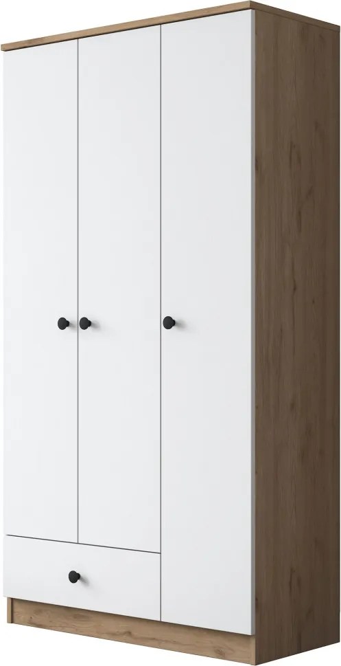 Gardróbszekrény, 90 cm – BA117