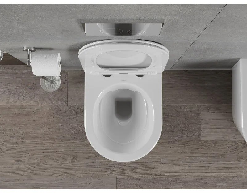 Mexen Rico függő WC csésze 48x35cm, fehér, 3372XX00