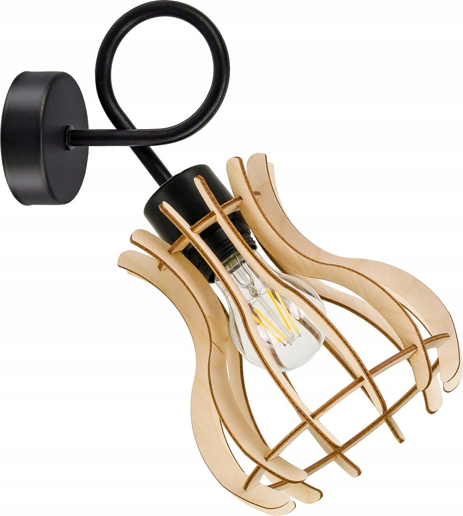 Fali lámpa fali lámpa 1x E27 fix Loft fa