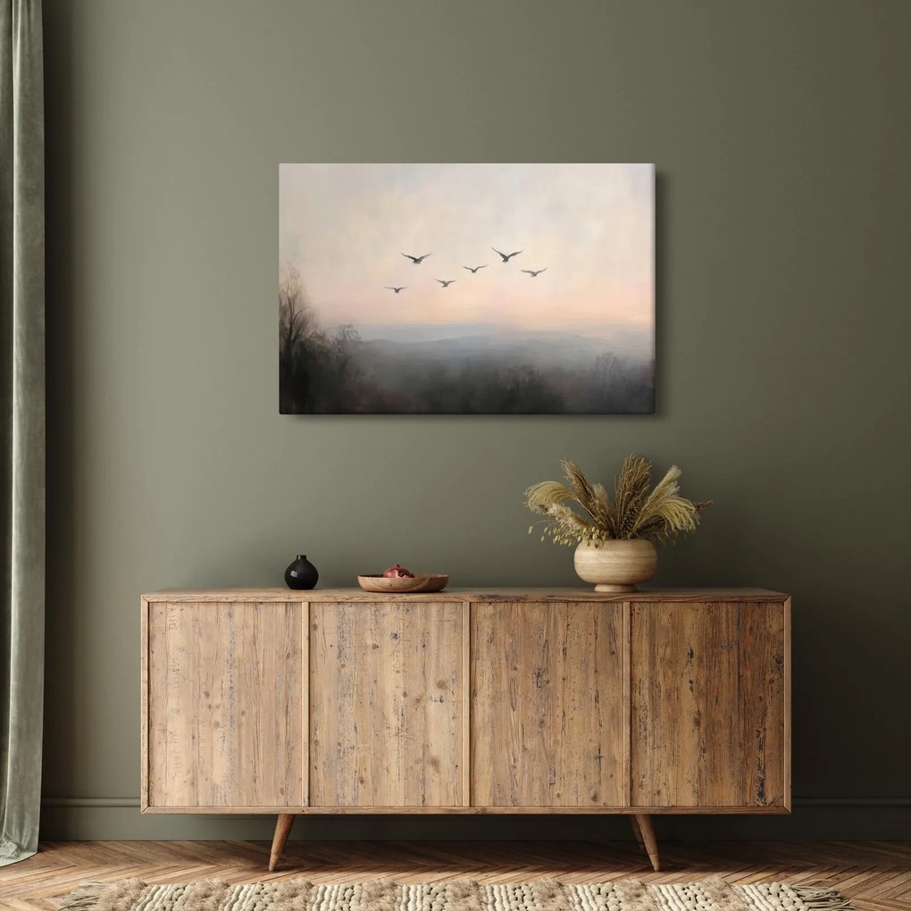 Kép - Madárcsapat (90x60 cm)