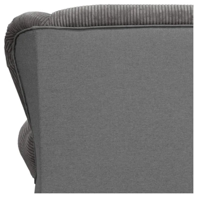 Szürkésbarna kordbársony heverő Lord – Ropez