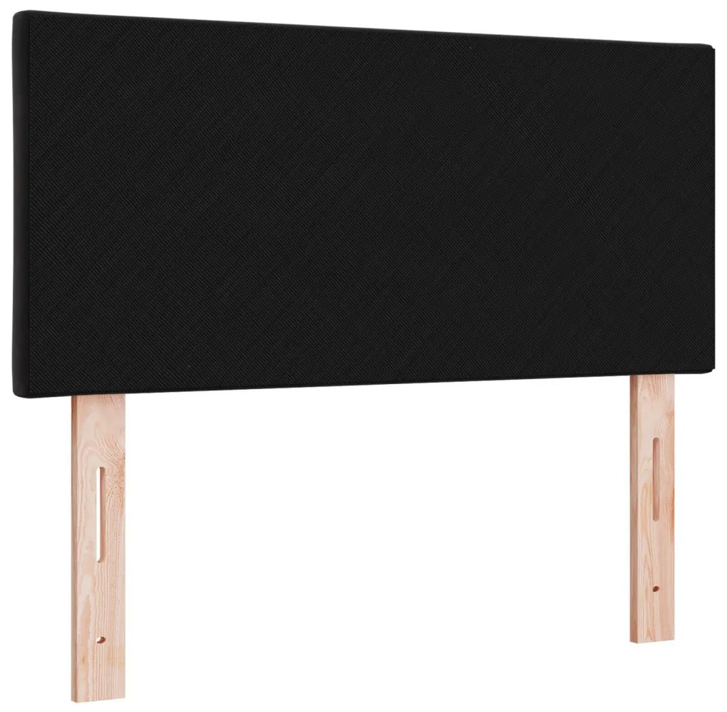 Fejtámla Gyémánt Blokk Design Fekete 90 cm Velúr