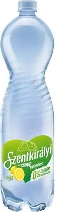 Ásványvíz, ízesített, SZENTKIRÁLYI, 1,5 l, Egy csepp gyümölcs, citrom (KHI192V)