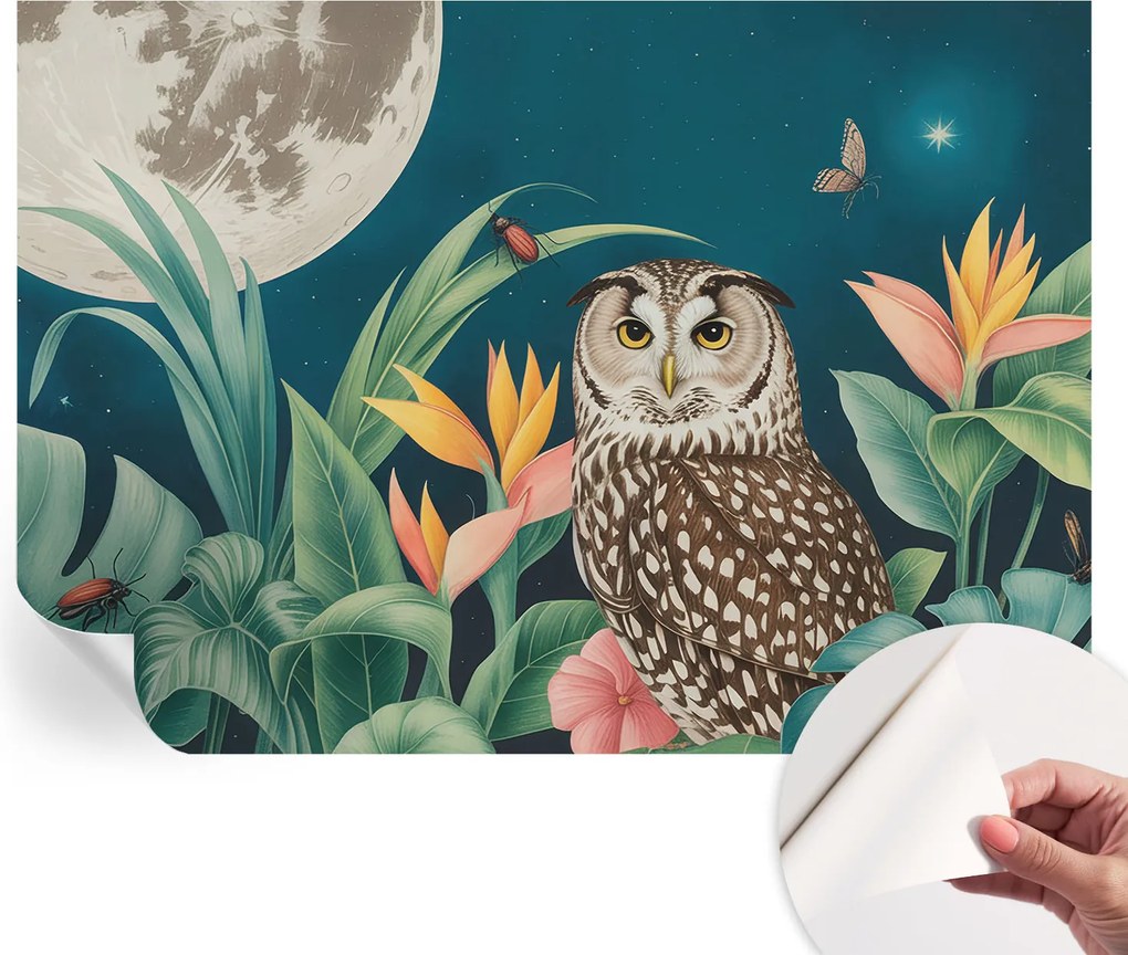 Öntapadós fali fotótapéta Hálószobába Hold szafari 208x146 cm