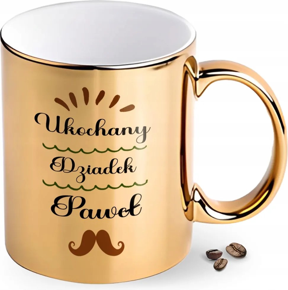 Bögre Nagypapának Arany Személyre Szabott Ajándék Szeretett Nagypapa Név