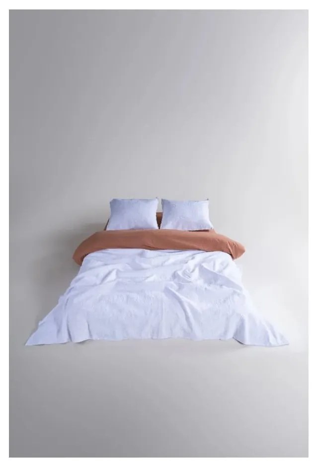 Fehér jacquard ágytakaró és párnahuzat szett 240x260 cm Jacquard – Mila Home Luxury