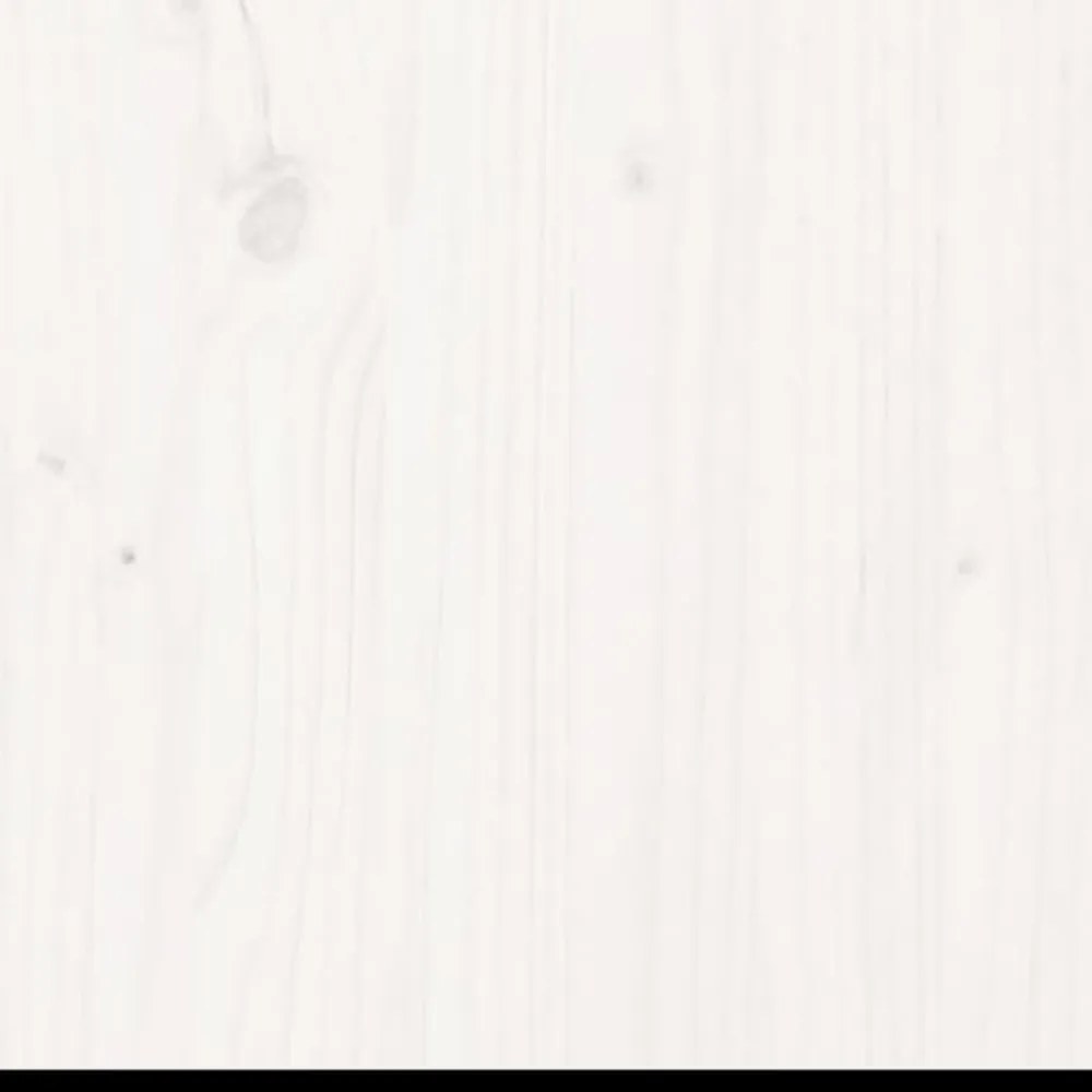 fehér tömör fa ágykeret 75 x 190 cm (Small Single)