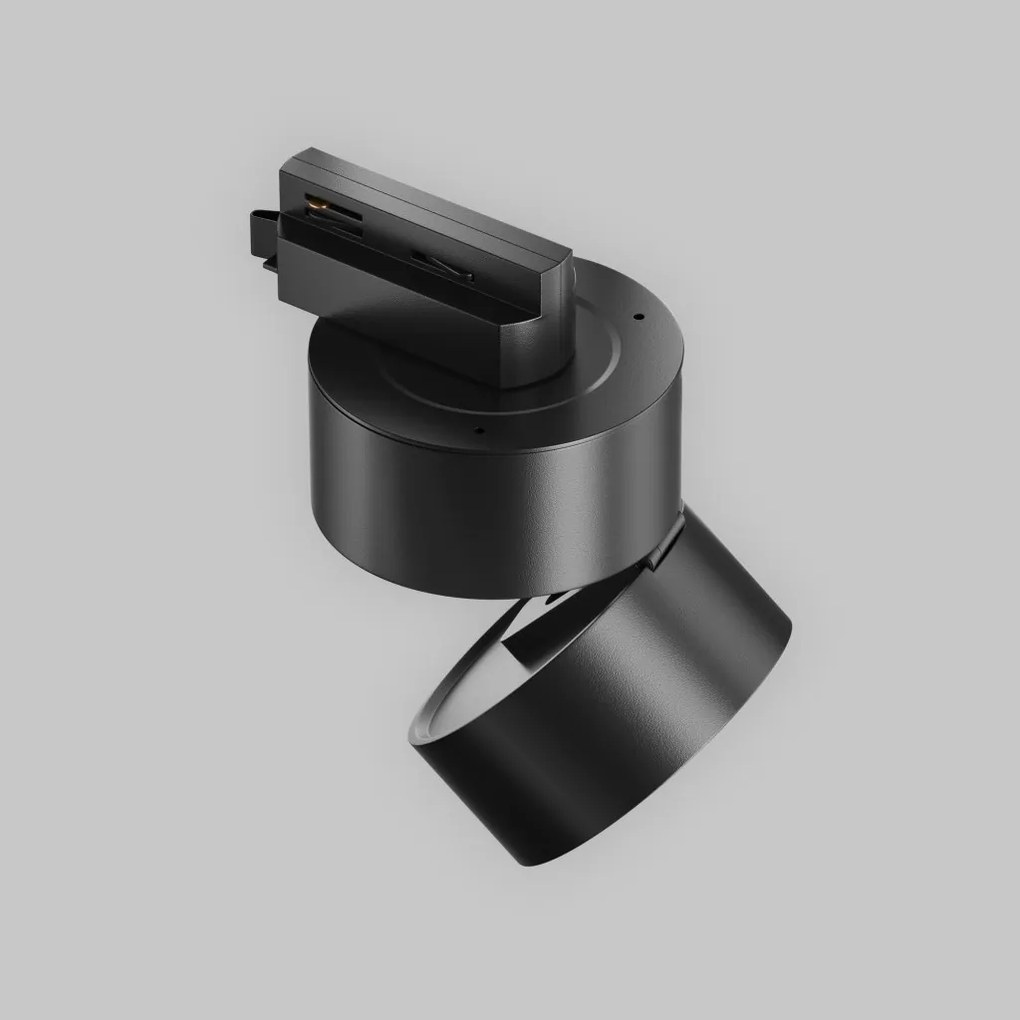 TR007-1-12W3K-B-1 ONDA Alumínium Sín lámpafej Fekete Színű LED 12 W 3000 Kelvin 780 Lumen IP20