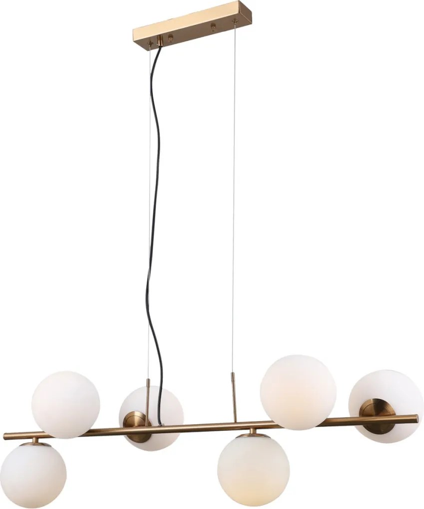 ITALUX PND-5510-6-HBR RADDI Modern Függesztett Lámpa Arany G9 IP20