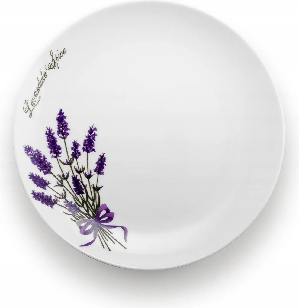 Lubiana Boss Desszert Tányér Csempe 16,5 cm Porcelán Kerek Levendula