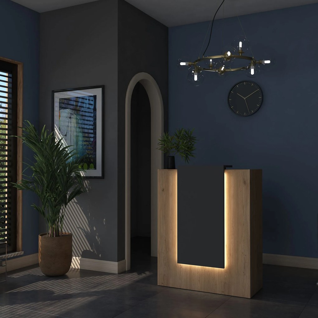 Recepciós pult beépített led hangulatvilágítással ma101 - 3859