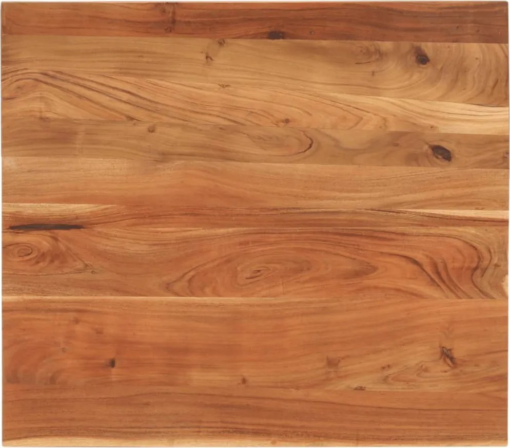 vidaXL tömör akácfa téglalap alakú asztallap 100x80x3,8 cm