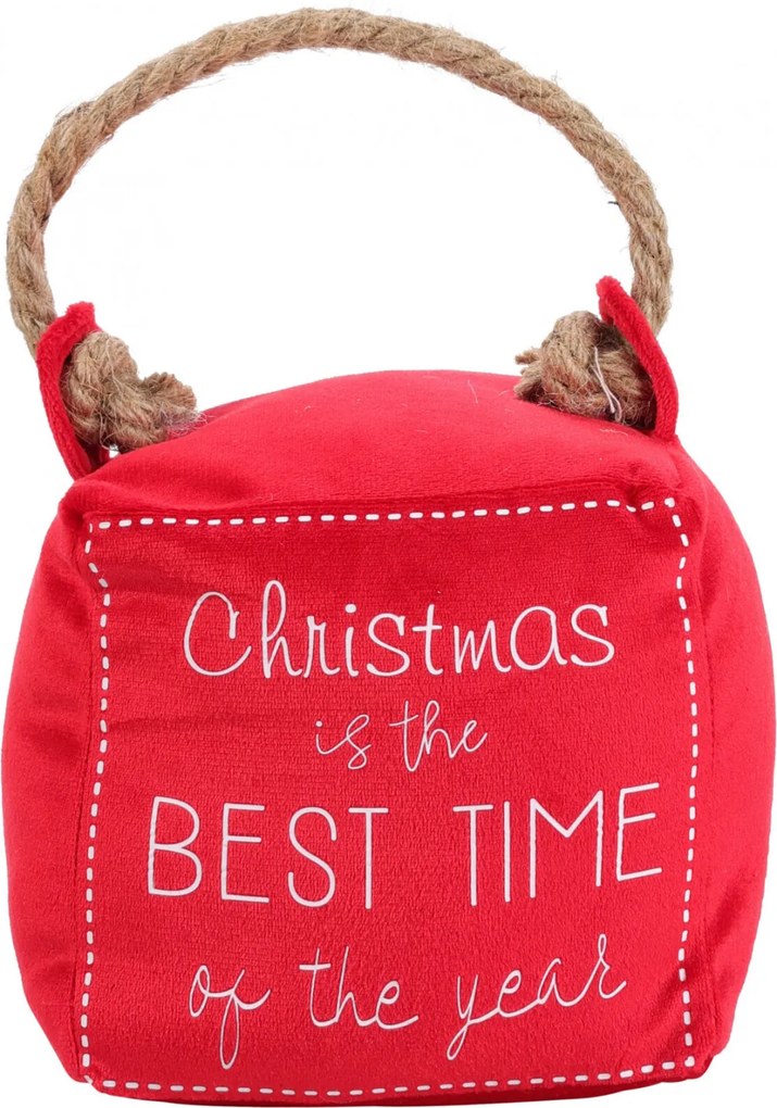 Christmas plüss ajtótámasz többféle mintával