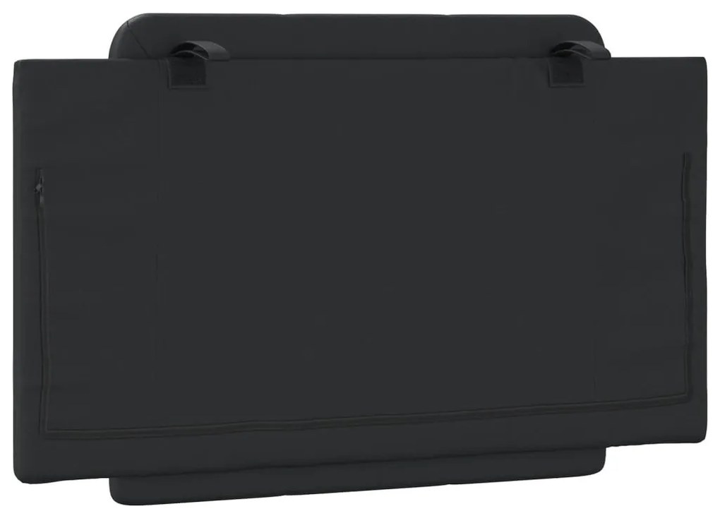 fekete műbőr fejtámla párna Zadar 80 cm