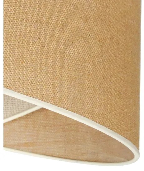 Duolla - Felületre szerelhető csillár YUTE CELLO 1xE27/15W/230V átm. 45 cm barna/szürke