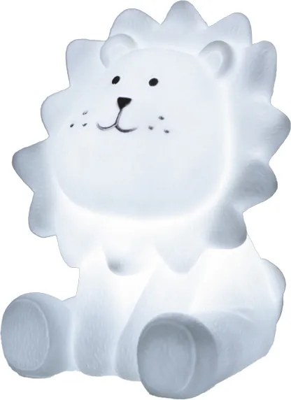 Oroszlán lámpa Bájos világítás gyerekszobába 14 x 10 x 9 cm LR44