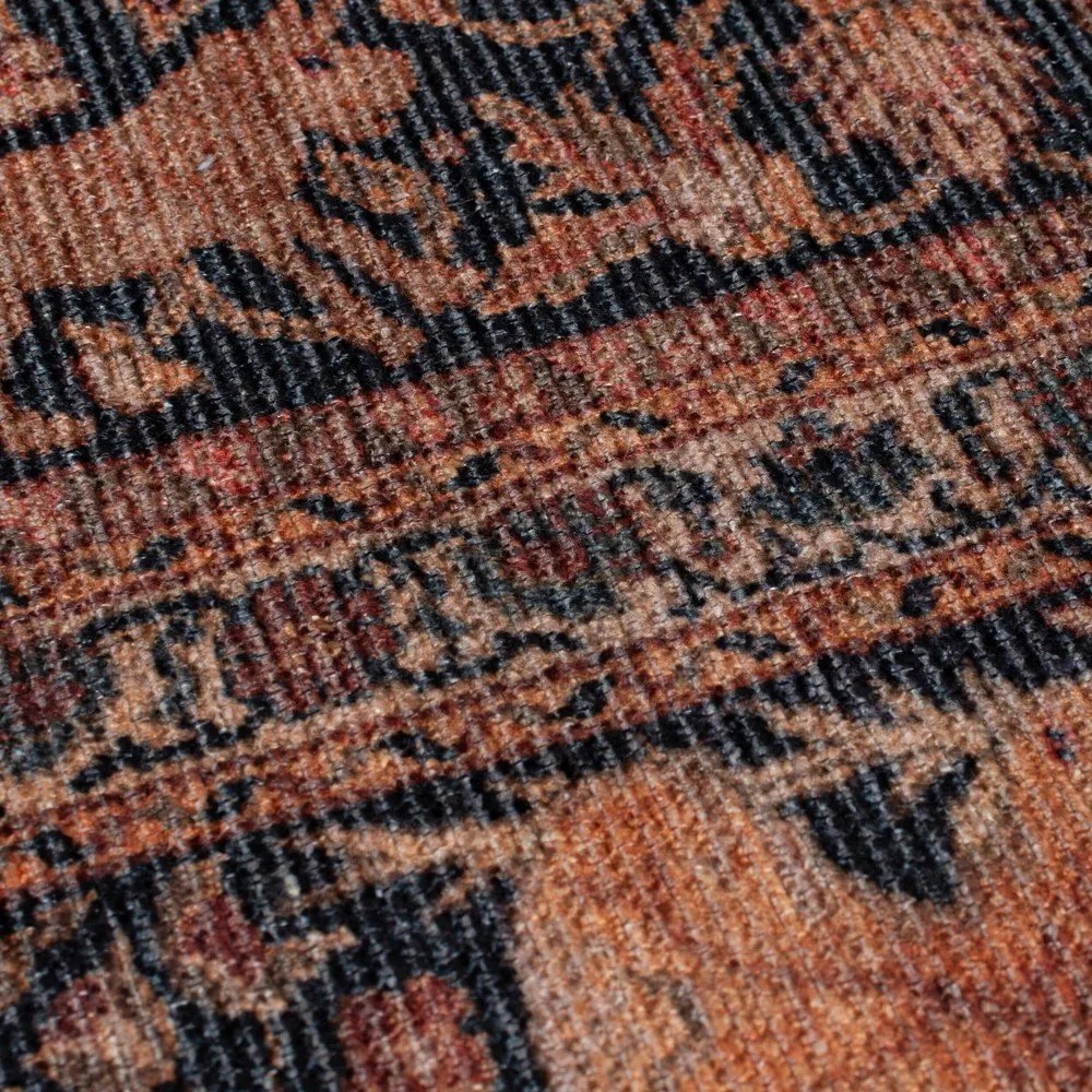 Borvörös mosható szőnyeg 115x170 cm Nico Global – Flair Rugs