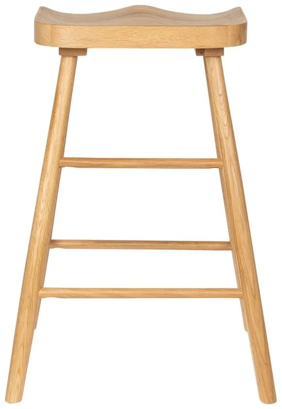 Natúr színű tölgyfa bárszék (ülésmagasság 65,5 cm) Vander – White Label