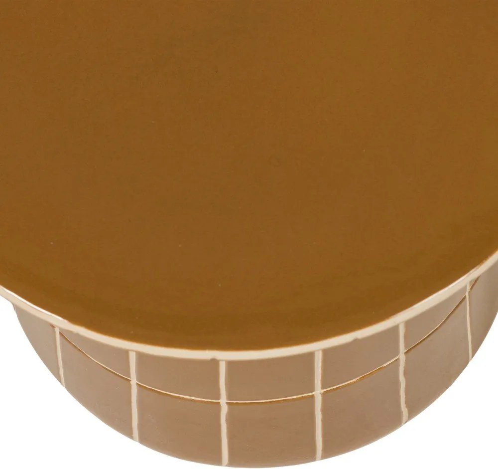 Kerámia kerek tárolóasztal ø 38 cm Plu – WOOOD