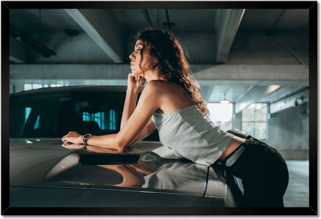 Poszterek keretben 60x40 Szép gép Garázs