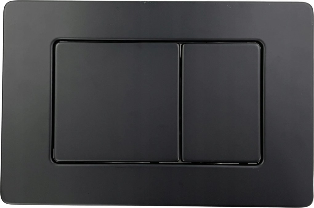 Aquauno Öblítőgomb Wc-hez Geberit Sigma Fekete Matt Rozsdamentes Acél