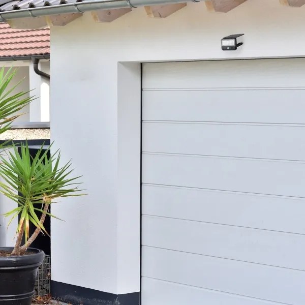 Rabalux 77040 - FLAXTON LED 7W 3,7V IP54 napelemes fali lámpa, fekete