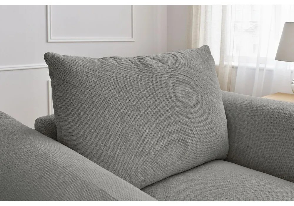 Szürke fotel Ernest – Bobochic Paris