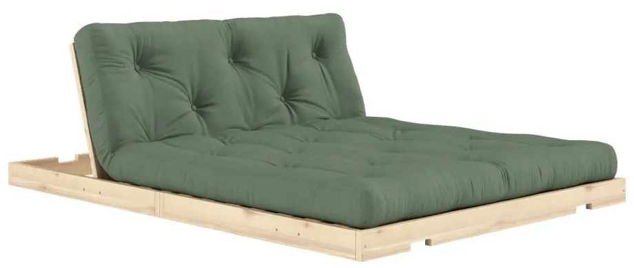 Zöld kinyitható kanapé 145 cm Flip – Karup Design