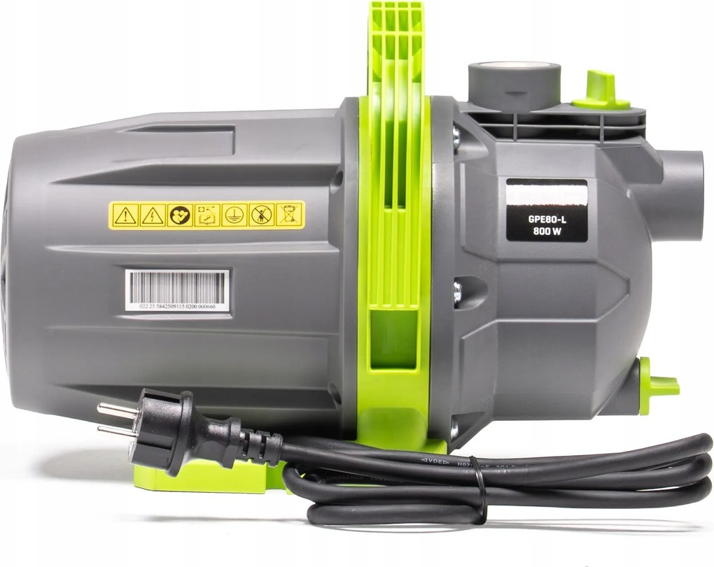 Kerti vízpumpa Nac GPE80-L 800W 3600 l/h 2,8bar