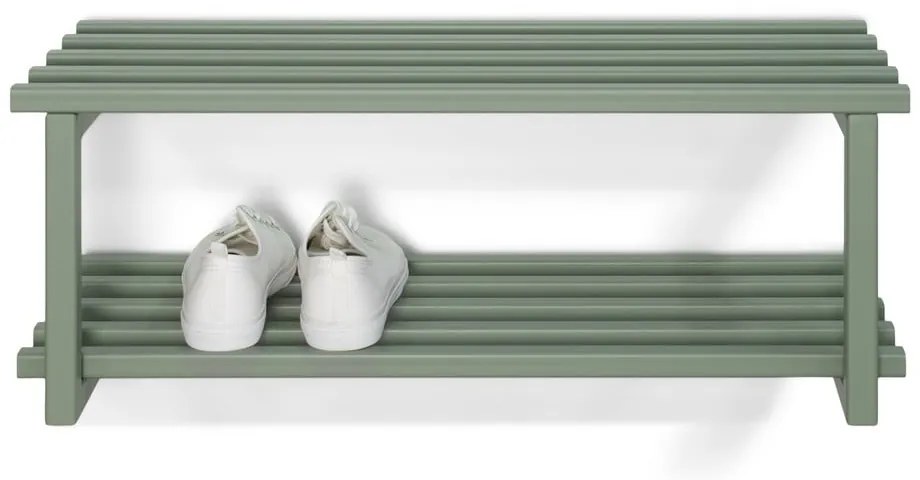 Szürkészöld fém függő cipőtartó 71x26x34 cm Marco – Spinder Design