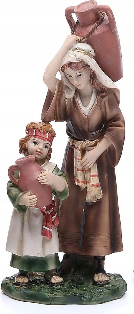 Betlehem Figura "Anya babával és amforával"- 20cm magas figurákhoz