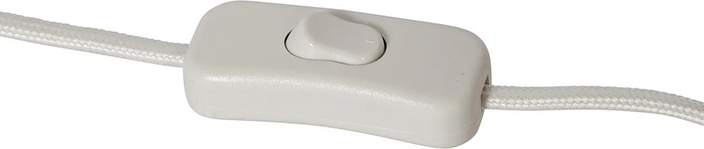 Dizájn asztali lámpa bézs színű lenvászon árnyékolóval - Lotti