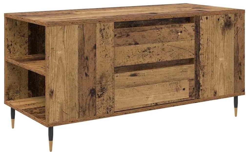 Dohányzóasztal with Drawer Régi fa 102 x 44.5 x 50 cm Faanyag