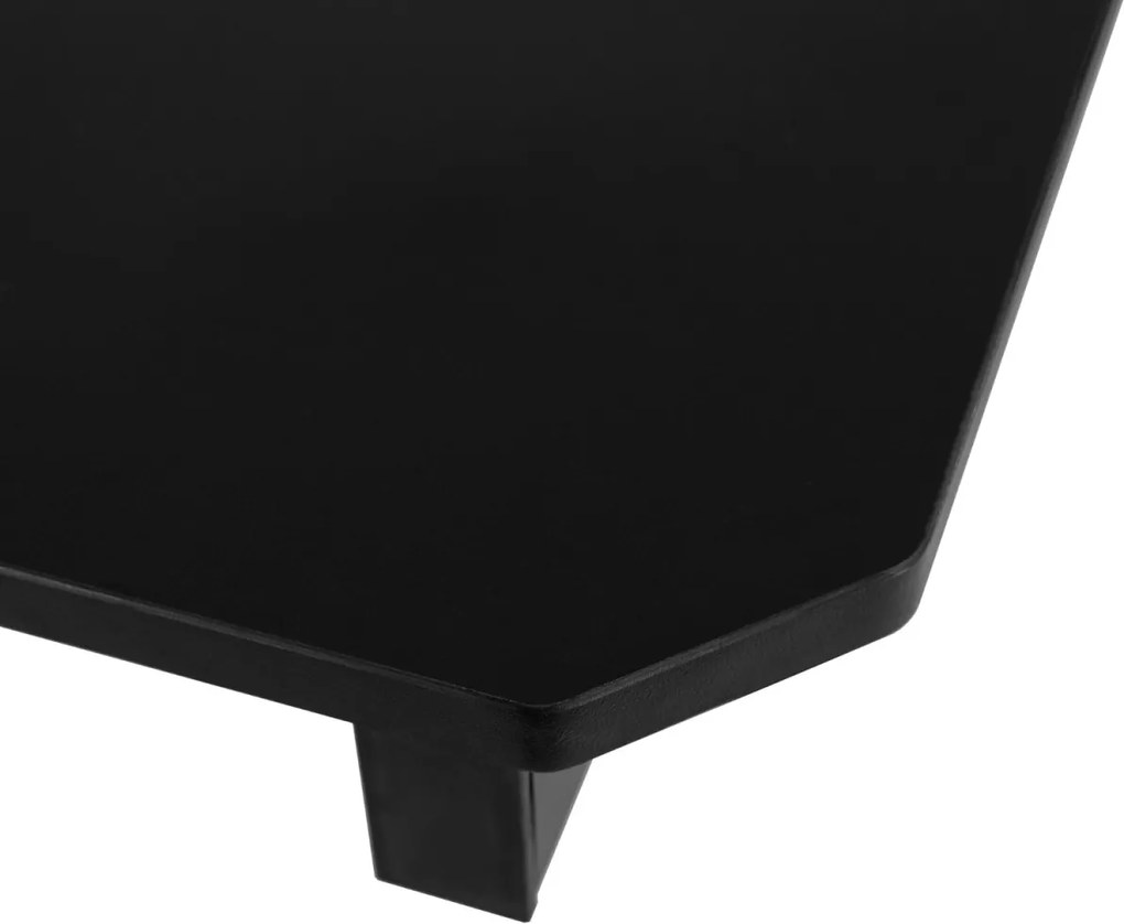 Gaming íróasztal 120 cm méretben, fekete kivitelben BLECK