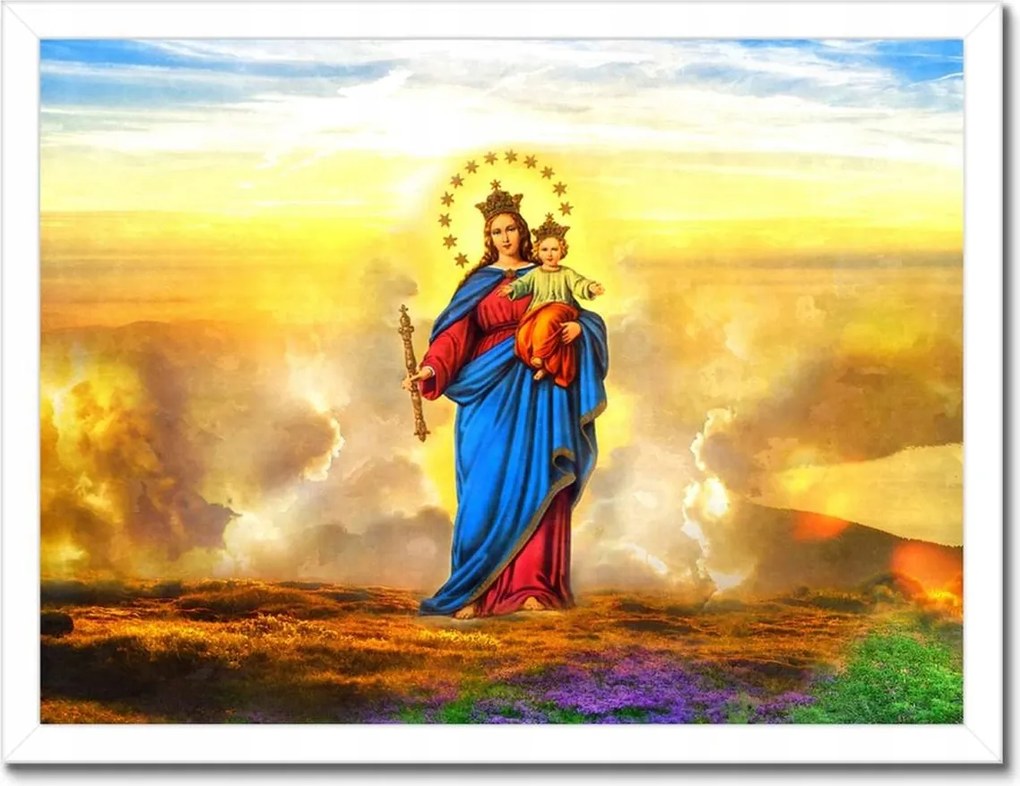 Poszterek keretben 40x30 Segítő Szűzanya