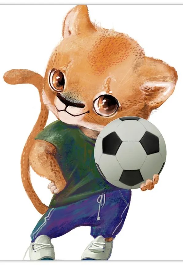 Üveg kép - Akvarell állatka N⁰4 (70x50 cm)