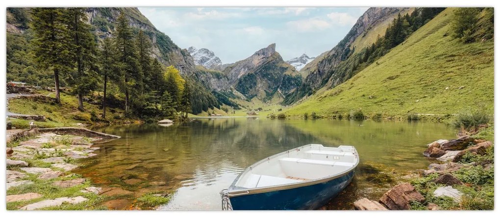 Kép - Seealpsee, svájci tó (120x50 cm)