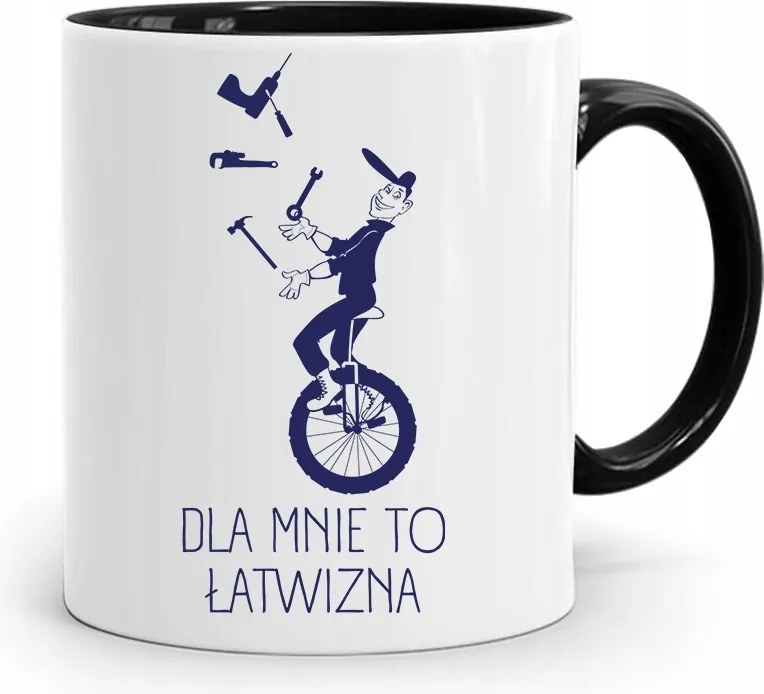 Bögre Fekete Építő Barkács Szakember Ajándék fényképes nyomtatással