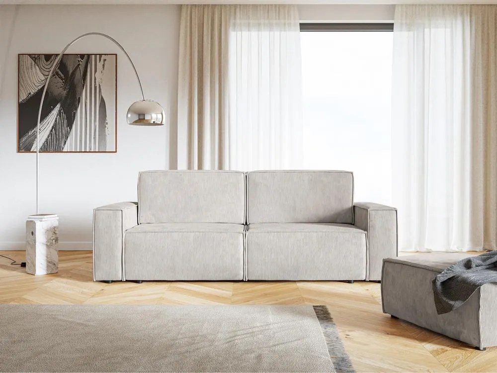 Háromszemélyes kanapé Copenhagen (homok + fekete). 1098882